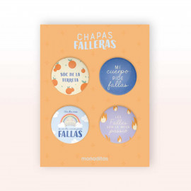 4 chapas falleras 