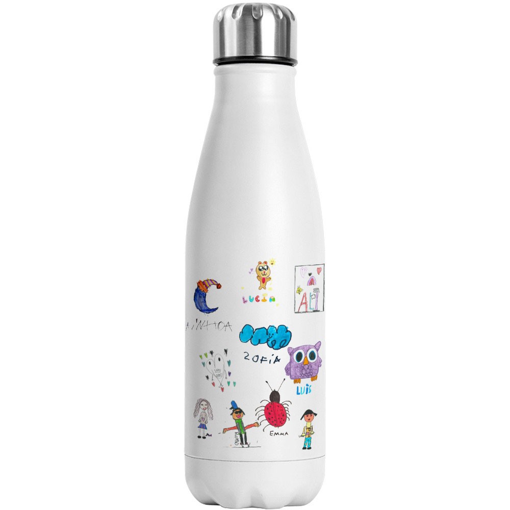 Botella Big Personalizada con Dibujo Infantil 