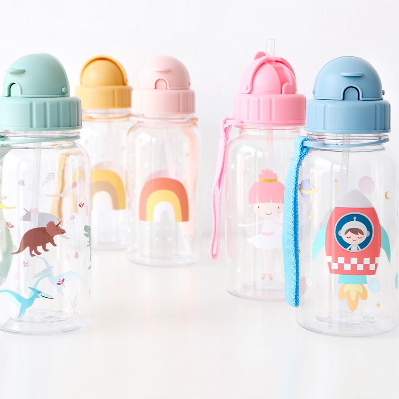  Botella de agua para niños, botellas de agua de 16