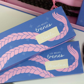 caja trenzas fallera personalizada