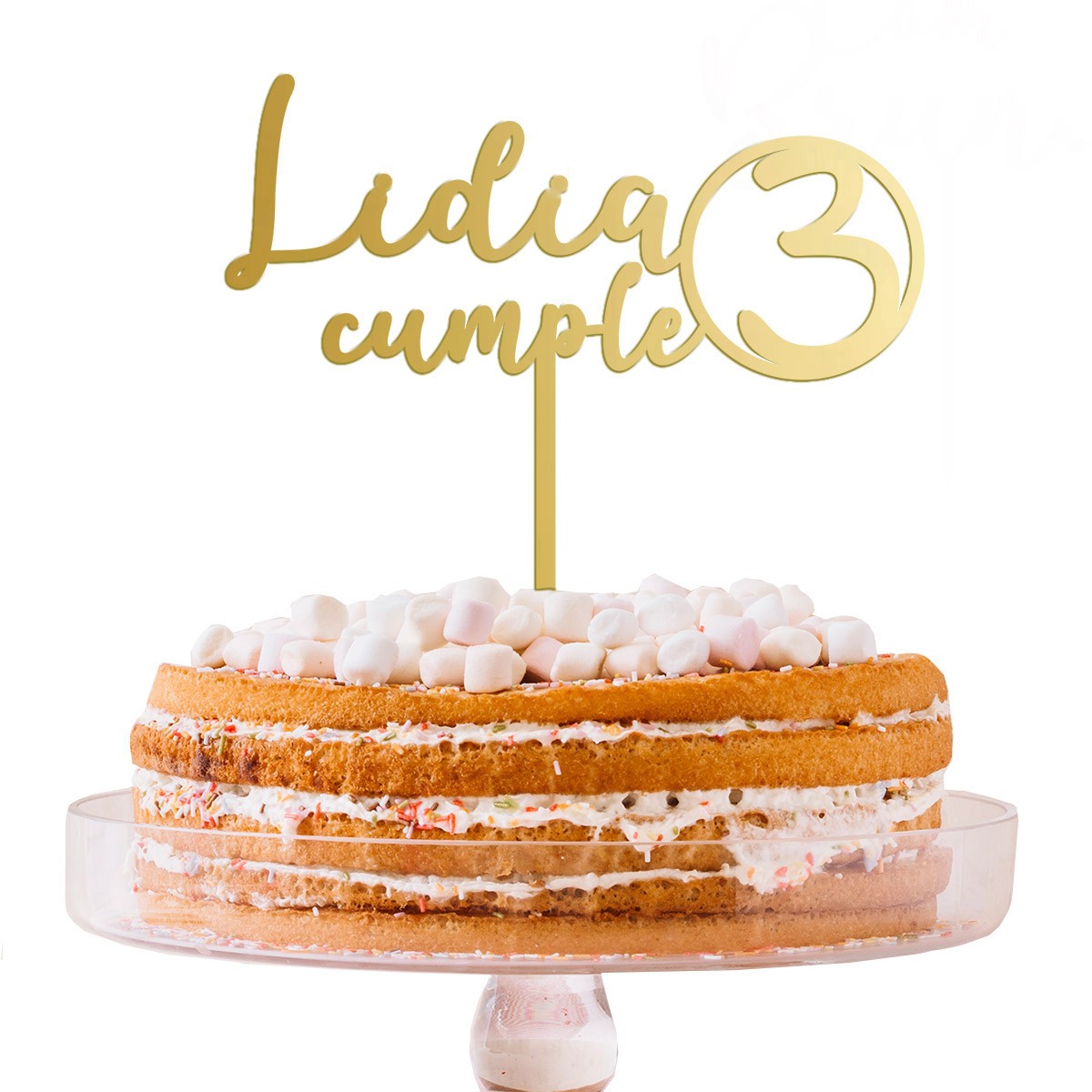 Cake Topper CUMPLEAÑOS Para Tarta 🎂 Personalizado