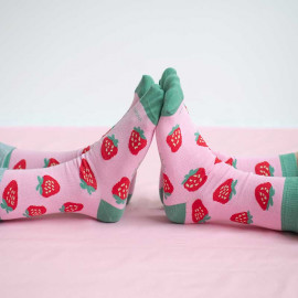 calcetines para amigas fresas