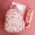 estuche y mochila a juego helados