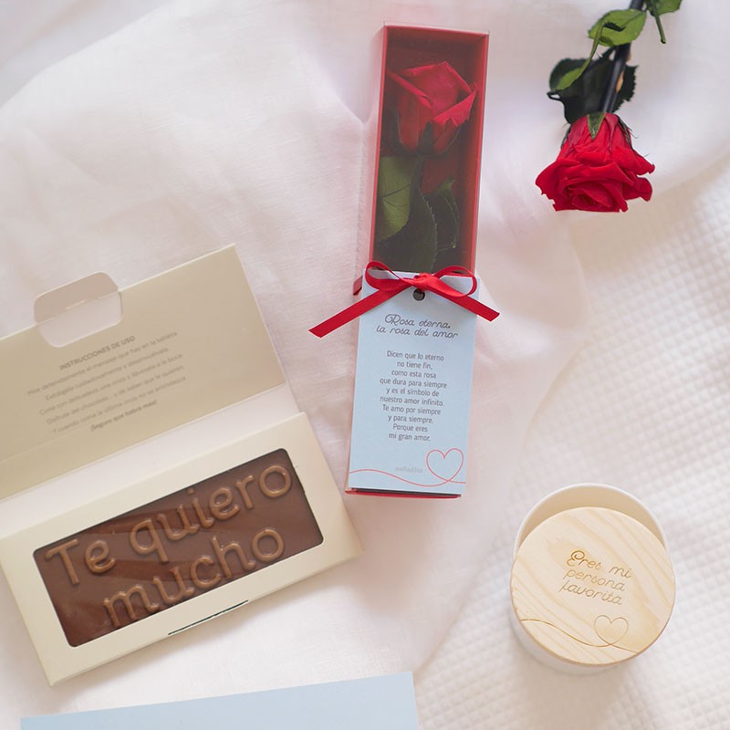 Kit para parejas ''Mi mejor regalo eres tú'' Taza+Chocolates