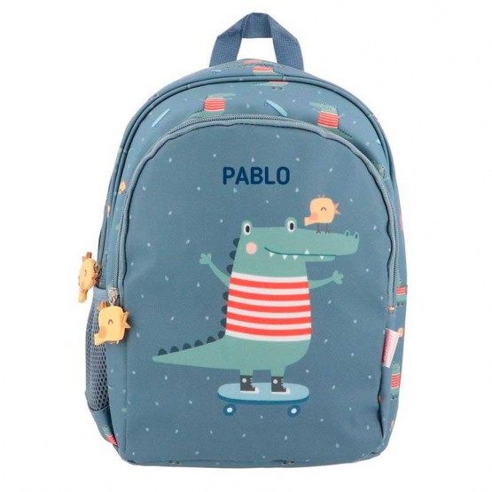 mochila personalizada croc