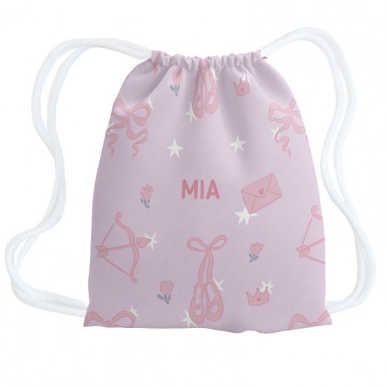 mochila saco ballet personalizada