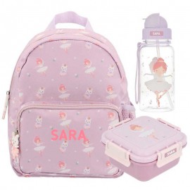 Mochila conejito rosa