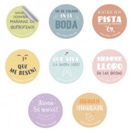 pegatinas boda personalizada invitados