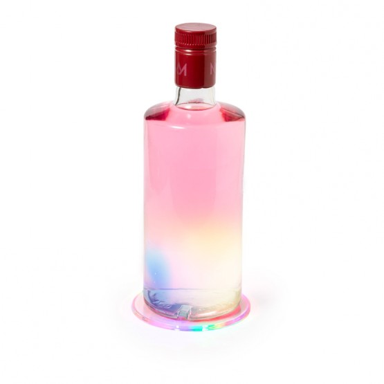 posavasos luminoso botella